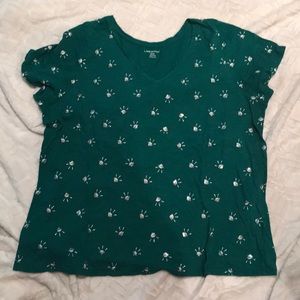 LB diamond print tee